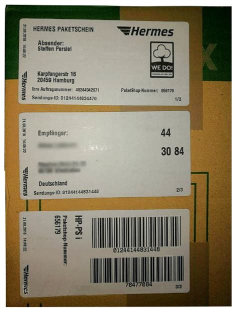 paketschein hermes|hermes paketdienst preise.